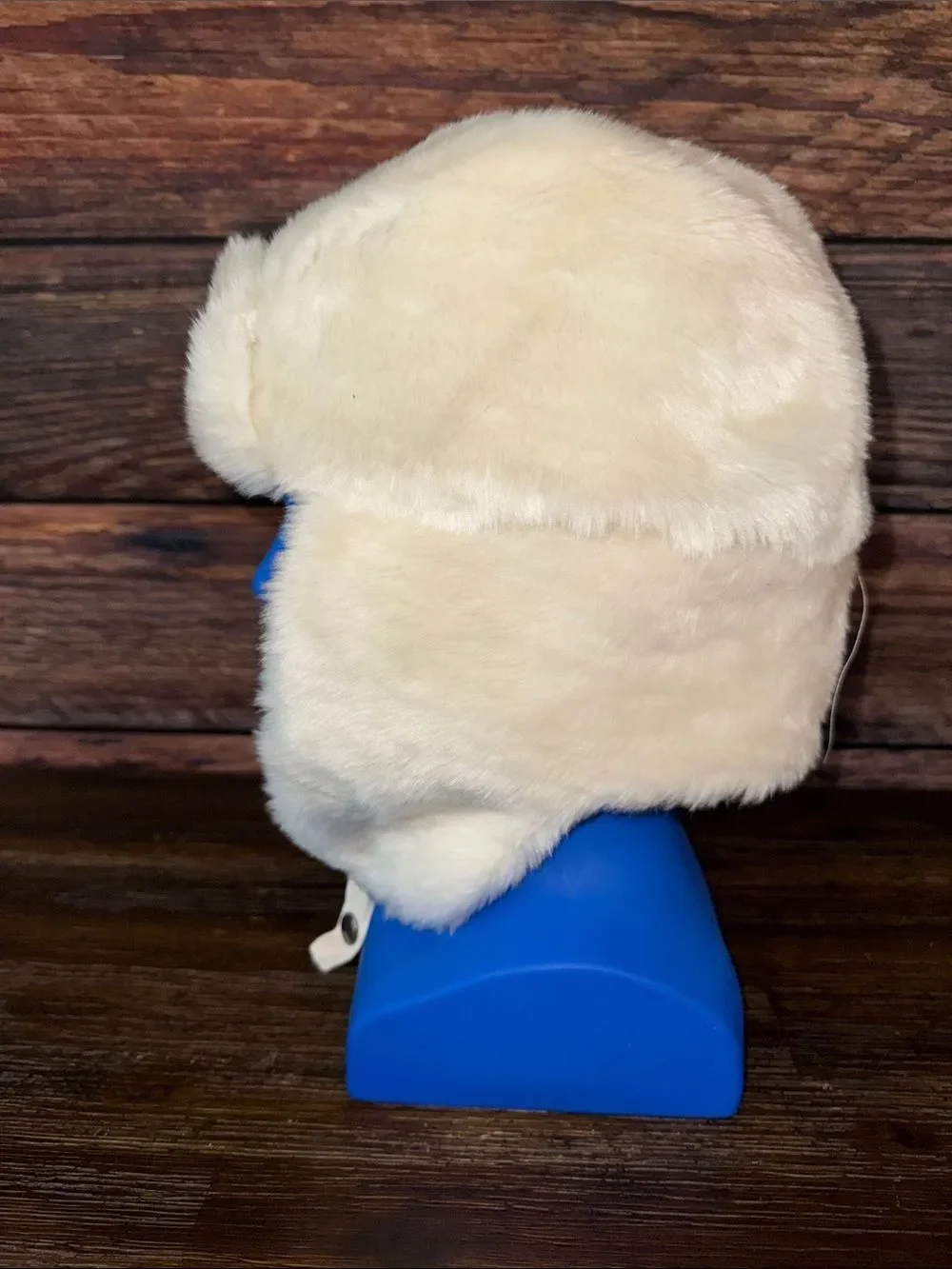 Old Time Hockey, Pittsburgh Penguins White Faux-Fur Trapper Hat with Team Patch